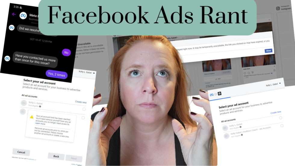 Facebook Ads Rant Kelly L Gabel Tech Savvy Business Mentor 9673