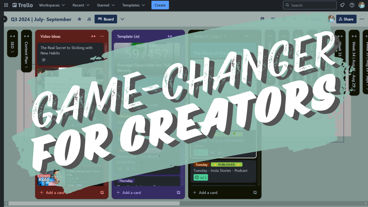 Trello is a Game-Changer for Creators