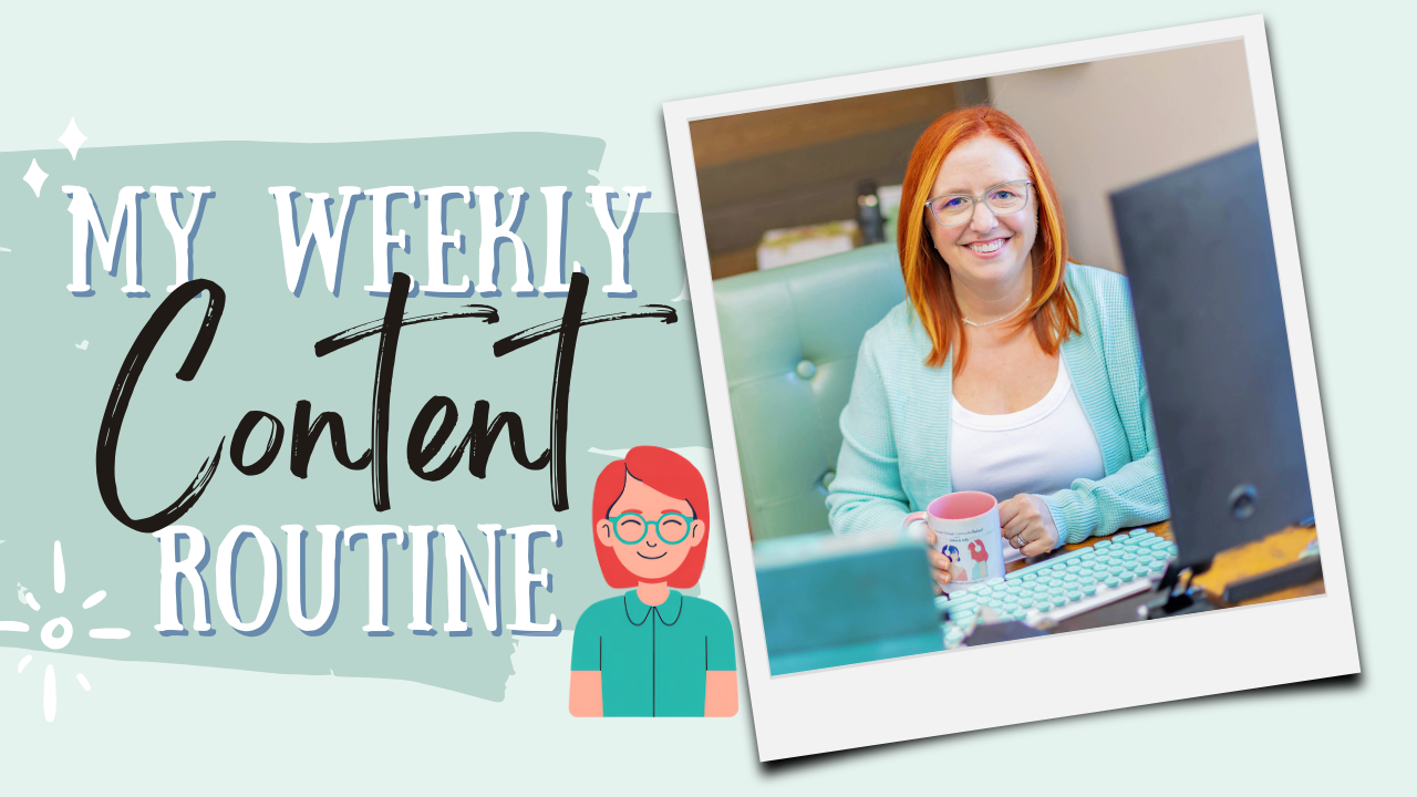 weekly content routine